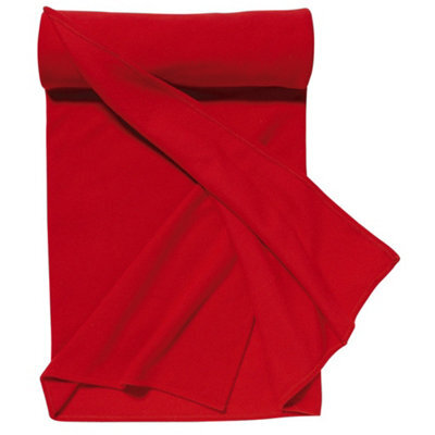 Sols Plaid Pill Resistant Fleece Blanket Red (One) - image 1