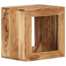 Berkfield Stool 40X30X40 Cm Solid Wood Acacia - thumbnail 9
