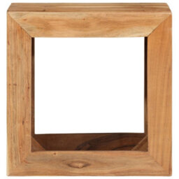 Berkfield Stool 40X30X40 Cm Solid Wood Acacia - thumbnail 2
