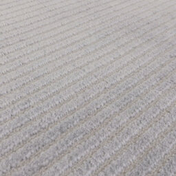 Grey Silver Plain Striped 11mm Thick Anti-Shed Rug For Bedroom, & Dining Room, Stain-Resistant Modern Rug-160Cm X 230Cm - thumbnail 2