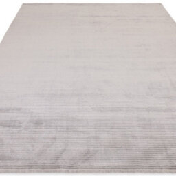 Grey Silver Plain Striped 11mm Thick Anti-Shed Rug For Bedroom, & Dining Room, Stain-Resistant Modern Rug-160Cm X 230Cm - thumbnail 4