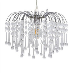 First Choice Lighting Set Of 2 Skye - Cascading Jewelled Pendant Shades - thumbnail 2