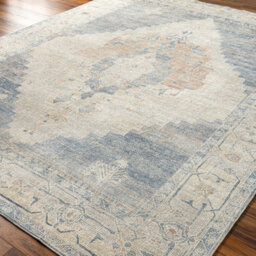 Livabliss Becki Owens Luca-Vintage Blue Brown Green Traditional Vintage Boho Living Dining Bedroom Rug 160 X 213 Cm Easy Care, Non Shedding - thumbnail 6