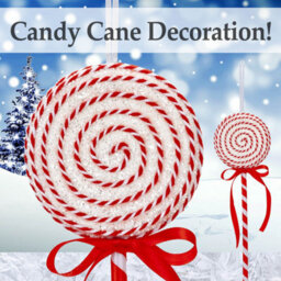 Candy Cane Lollipop Decorations For Christmas Tree 2 Pack - thumbnail 3
