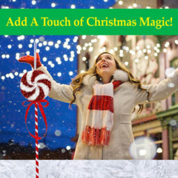 Candy Cane Lollipop Decorations For Christmas Tree 2 Pack - thumbnail 5