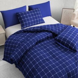 Pamposh Single Duvet Cover Set Premium Microfiber Duvet Cover Single 2 Pcs Ultrasoft Hypoallergenic Reversible With Zipper Closure - thumbnail 6