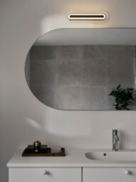 Nordlux Cavara Indoor Wall Light Black Plastic Intergrated Led 35,000Hrs - Mains Powered, Ip44 - thumbnail 5
