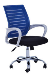 Orsina Ergonomic Blue Home Office Chair, Comfortable Design Work From Home Office Chair, Movable Ergonomic Chair - thumbnail 9