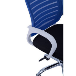 Orsina Ergonomic Blue Home Office Chair, Comfortable Design Work From Home Office Chair, Movable Ergonomic Chair - thumbnail 5