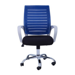 Orsina Ergonomic Blue Home Office Chair, Comfortable Design Work From Home Office Chair, Movable Ergonomic Chair - thumbnail 2