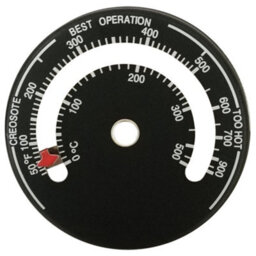 Sundaze Black 2 Blade Heat Powered Fan For Log Burner Stove Fireplace Eco Friendly With Thermostat - thumbnail 4