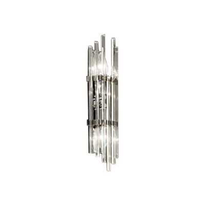 Luminosa Lighting Luminosa Ontario Lifestyle Crystal Wall Light Polished Chrome, 2X E14 - image 1