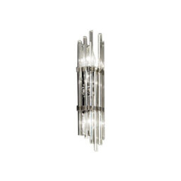 Luminosa Lighting Luminosa Ontario Lifestyle Crystal Wall Light Polished Chrome, 2X E14 - thumbnail 1