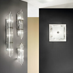 Luminosa Lighting Luminosa Ontario Lifestyle Crystal Wall Light Polished Chrome, 2X E14 - thumbnail 2
