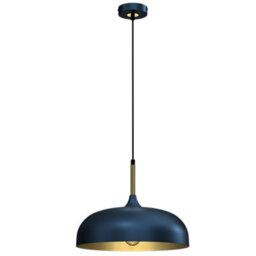 Milagro Pendant Lamp Lincoln Blue/gold 1Xe27 35Cm - thumbnail 6
