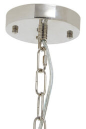 Orsina Hilton Pendant Light, Silver, Metal, Glass - thumbnail 5