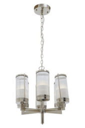 Orsina Hilton Pendant Light, Silver, Metal, Glass - thumbnail 3