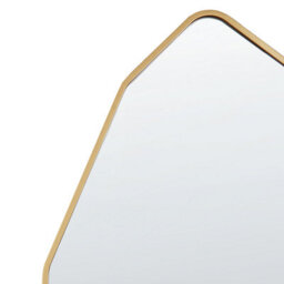 Beliani Standing Mirror Tartas 165 Cm Metal Gold - thumbnail 6