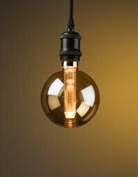 Luminosa Lighting Luminosa Knightsbridge Luna 230V 3W Es Led Globe Retro Lamp 1800K - Lu3Agl - thumbnail 1