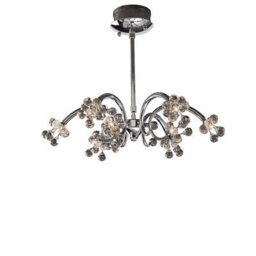 Luminosa Lighting Luminosa Octavia Pendant 9 Light G4 Polished Chrome/crystal, Not Led/cfl Compatible - thumbnail 1