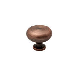 Homestylestore 450 X 650mm Antique White Wall Mounted Corner Mirrored Door Bathroom Cabinet And Aged Bronze Round Handle - thumbnail 2