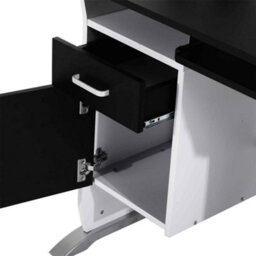 Computer Desk Workstation Table Sliding Keyboard Shelf Wood Drawer - thumbnail 3