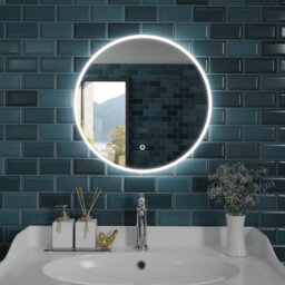 Harper & Harlow 600X600 Aquila Led Illuminated Round Bathroom Mirror - thumbnail 2