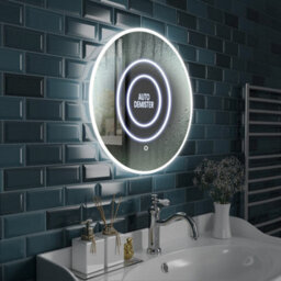 Harper & Harlow 600X600 Aquila Led Illuminated Round Bathroom Mirror - thumbnail 3