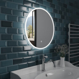 Harper & Harlow 600X600 Aquila Led Illuminated Round Bathroom Mirror - thumbnail 5