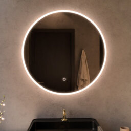 Harper & Harlow 600X600 Aquila Led Illuminated Round Bathroom Mirror - thumbnail 4