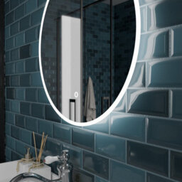 Harper & Harlow 600X600 Aquila Led Illuminated Round Bathroom Mirror - thumbnail 8
