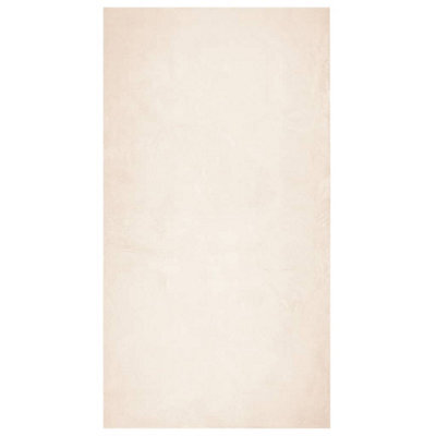 Berkfield Modern Rug Huarte Short Pile Soft And Washable Beige 60X110 Cm