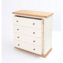Cabinet Bits Trevi 4 Drawer Chest Of Drawers Brass Knob - thumbnail 4