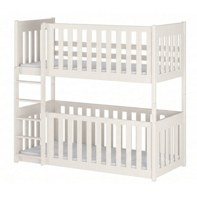 Arte Konrad Solid Pine Bunk Bed With Cot Bed - Cotton - With 2 Foam/bonnell Mattresses - image 1