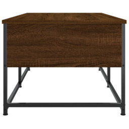Berkfield Coffee Table Brown Oak 100X51X40 Cm Engineered Wood - thumbnail 7