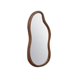 Sweeek - Wooden Mirror Walnut 71X3X35.5 Cm - Austin - thumbnail 2