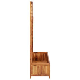 Berkfield Durable Raised Bed With Trellis 85X38X150 Cm Solid Acacia Wood - thumbnail 4