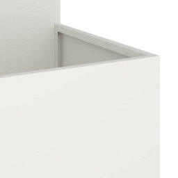 Berkfield Garden Planter White 100 X 100 X 60 Cm Steel - thumbnail 9