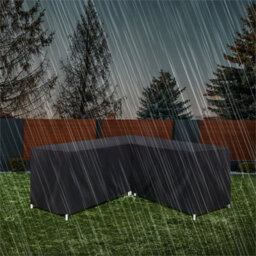 Waterproof L Shaped Garden Furniture Cover Heavy Duty-Rattan-Corner Outdoor Sofa - thumbnail 7
