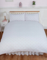 Rachael Hale Single Bed Misty & Mac Duvet Cover Set Polka Dot Pink Cat Kittens - thumbnail 3