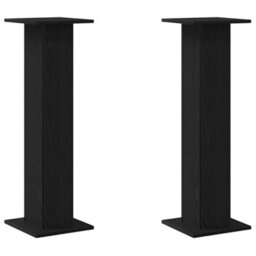 Walplus Speaker Stands 2 Pcs Black Oak 30 X 30 X 95 Cm Engineered Wood - thumbnail 2