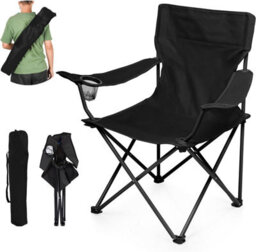 Folding Camping Chairs Lightweight Outdoor Patio Garden Beach Chair Fishing Seat - thumbnail 1