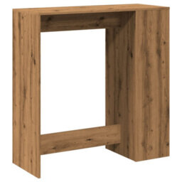 Berkfield Bar Table With Racks Artisan Oak 101X40X103.5 Cm Engineered Wood - thumbnail 7