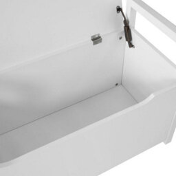 Sobuy Fsr76-W, Storage Chest Bench With Lift Up Top And Seat Cushion,white,w86Xd38Xh54 - thumbnail 7
