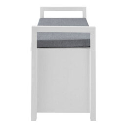 Sobuy Fsr76-W, Storage Chest Bench With Lift Up Top And Seat Cushion,white,w86Xd38Xh54 - thumbnail 5
