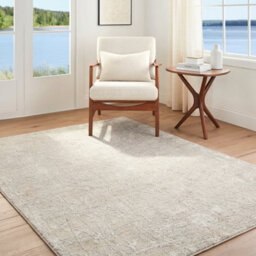 Livabliss Nathan-Modern Grey Beige Brown Graphic Fringe Living Dining Bedroom Rug 200 X 290 Cm Easy Care, Non Shedding - thumbnail 1