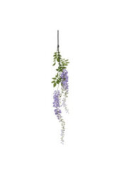 Large Purple Wisteria Spray, Realistic Artificial Flower For Elegant Decor - thumbnail 1