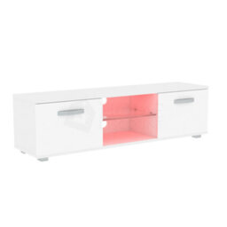 Lassic Vida Designs Cosmo White 2 Door Led Tv Unit 140Cm Sideboard Cabinet - thumbnail 9