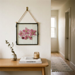"Nicola Spring 5X Hanging Metal Photo Frames - 8"" X 8"" - Black - Picture Frame Wall Mounted Frame With Rope" - thumbnail 8