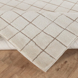 Livabliss Our Pnw Home Cascade-Modern Ivory Brown Graphic High Pile Living Dining Bedroom Rug 80 X 220 Cm Easy Care, Non Shedding - thumbnail 4